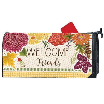 MailWraps Autumn Floral Magnetic Mailbox Cover