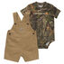 Carhartt Infant Boys Short-Sleeve Bodysuit & Canvas Shortall, 2-Piece