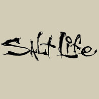 Salt Life Signature Small Decal - Black