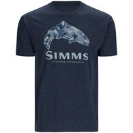 Simms Men's Trout Regiment Camo Fill Short-Sleeve Shirt