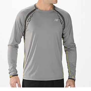 New Balance Mens Impact Long-Sleeve Running Shirt