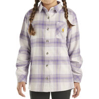 Carhartt Girl's Pocket Flannel Long-Sleeve Top
