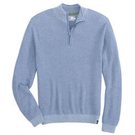 Southern Tide Men's Bailer Jade Quarter-Zip Long-Sleeve Sweater