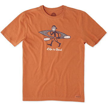 Life is Good Mens Kayak Life Jake Crusher Short-Sleeve T-Shirt