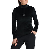 Spyder Women's Shimmer Bug Half-Zip Long-Sleeve Pullover Top