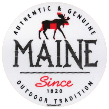 Blue 84 Lack Thereof Moose Maine Sticker