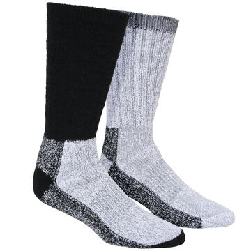Apparel Connection Mens Heavy Thermal Crew Work Sock, 2/pk