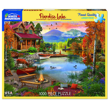 White Mountain Jigsaw Puzzle - Paradise Lake