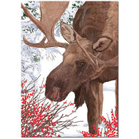 Allport Editions Moose with Berries Boxed Holiday Cards