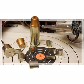 Gizmo Tek Realistic .44 Magnum Bullet Paperweight Puzzle