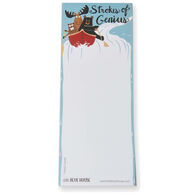 Hatley Little Blue House Strokes of Genius Magnetic List Notepad