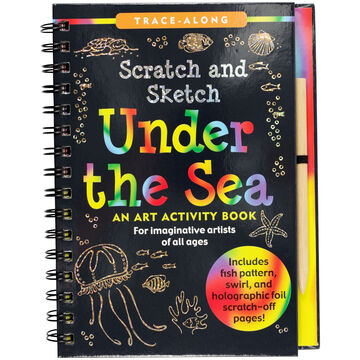 Scratch & Sketch Under the Sea Trace-Along Art Activity Book
