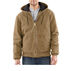 Carhartt Mens Sandstone Active Jac Quilted Flannel-Lined Coat