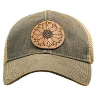 Vintage Life Women's Sunflower Distressed Trucker Hat