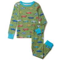 Hatley Boy's Off Roading Long-Sleeve Pajama Set, 2-Piece