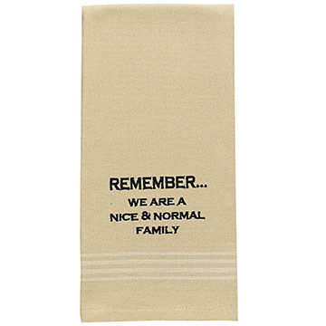 Park Designs Remember Normal Family Dish Towel