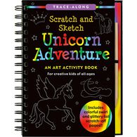 Scratch & Sketch Unicorn Adventure Trace-Along Art Activity Book