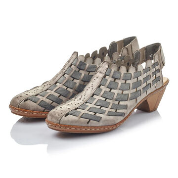 Rieker Shoe Womens 46778 Sina Woven Shoe