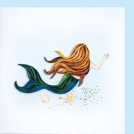 Quilling Card Mermaid Greeting Card