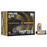 Federal Premium Personal Defense HST 45 Auto 230 Grain JHP Handgun Ammo (20)