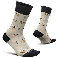 Feetures! Men's Everyday Max Cushion Buck Forest Crew Sock