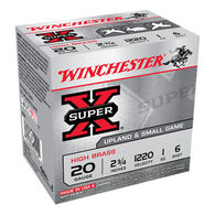 Winchester Super-X High Brass 20 GA 2-3/4" 1 oz. #6 Shotshell Ammo (25)
