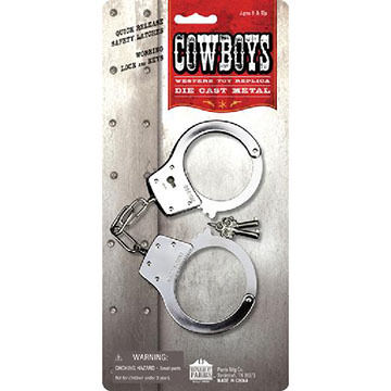 Parris Manufacturing Childrens Toy Western Handcuffs