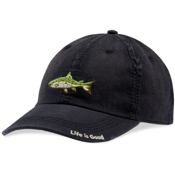 Life is Good Mens Fish Stitch Sunwashed Chill Cap