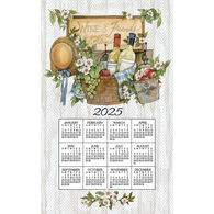 Kay Dee Designs 2025 Wine Basket Calendar Towel