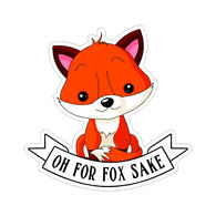 Sticker Cabana Oh For Fox Sake Mini Sticker