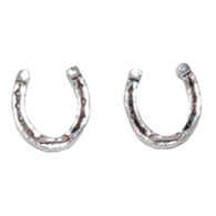Semaki & Bird, Ltd. Women's Sterling Silver Horseshoe Earring