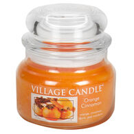Village Candle Small Glass Jar Candle - Orange Cinnamon