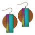 Illustrated Lights Womens DC Designs Circle/Rectangle Earring
