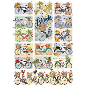 Outset Media Jigsaw Puzzle - Bicycles