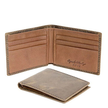 Osgoode Marley Mens RFID Mini Thinfold Distressed Leather Wallet