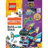 Lego Books Build and Stick: Robots by AMEET