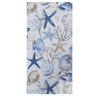 Kay Dee Designs Blue Escape Shell Toss Dual Purpose Terry Towel