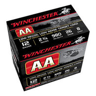 Winchester AA Target Low Recoil Low Noise 12 GA 2-3/4" 26 Grain Shotshell Ammo (25)