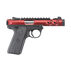 Ruger Mark IV 22/45 Lite TB Red Anodized 22 LR 4.4 10-Round Pistol w/ 2 Magazines