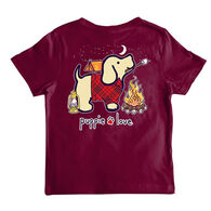 Puppie Love Youth Camping Pup Short-Sleeve Shirt