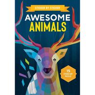 Sticker by Sticker: Awesome Animals by Editors of Thunder Bay Press