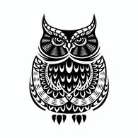 Sticker Cabana Tribal Owl Mini Sticker