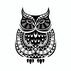 Sticker Cabana Tribal Owl Mini Sticker