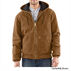 Carhartt Mens Big & Tall Sandstone Active Jac Quilted Flannel-Lined Coat