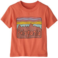 Patagonia Infant/Toddler Baby Fitz Roy Skies Short-Sleeve Shirt