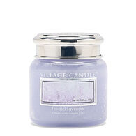 Village Candle Petite Glass Jar Candle - Frosted Lavender