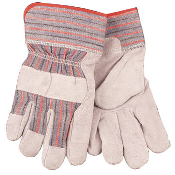 Kinco Mens Economy Split Cowhide Leather Palm Work Gloves
