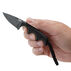 CRKT Minimalist Black Drop Point Fixed Blade Neck Knife