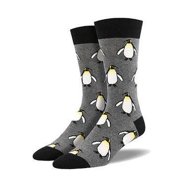 Socksmith Design Mens Coolest Emperor Penguin Crew Sock