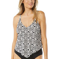 Beach House - Gabar - Swimwear Anywhere Women's Nikki Scarf Textured Tankini Swimsuit Top
